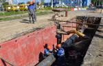 Компания «Газпром газораспределение Смоленск» установила новую задвижку на газопроводе среднего давления 