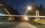 Над автомагистралью М-5 выполняется модернизация воздушного газотранспортного перехода